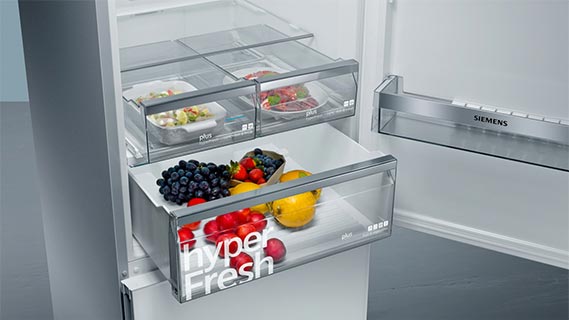 Технологія HyperFresh у холодильнику Siemens
