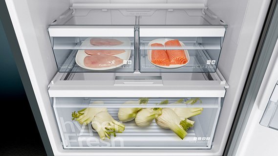 Зона свіжості в холодильнику Siemens
