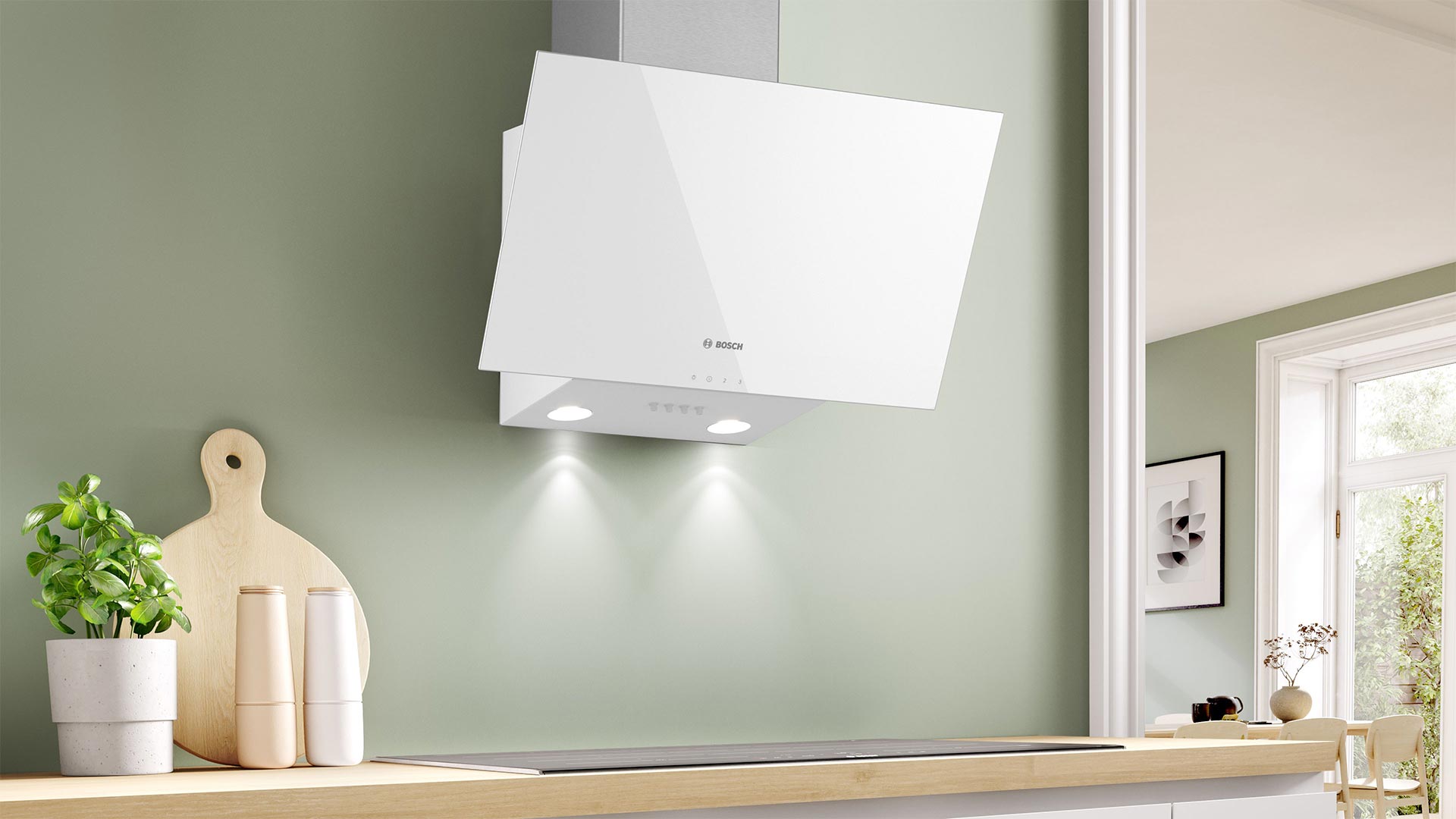 🥇 Вытяжка настенная BOSCH DWK63PJ20T - купить в Киеве, цена, фото