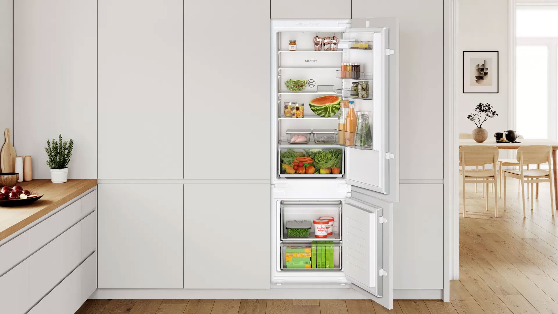 Холодильник вбудовуваний BOSCHh