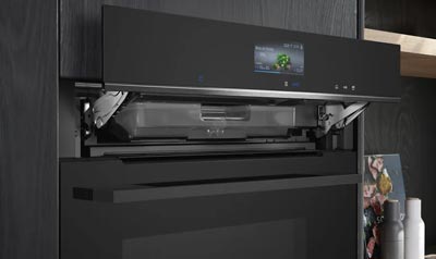 Поради з використання функцій пароварки в духовках Siemens