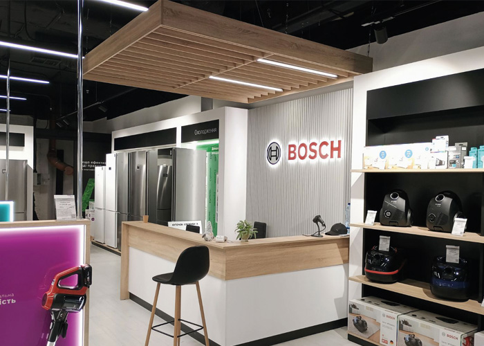 Фірмовий магазин Bosch у Києві – вул. Архітектора Вербицького, 1, ТРЦ New Way