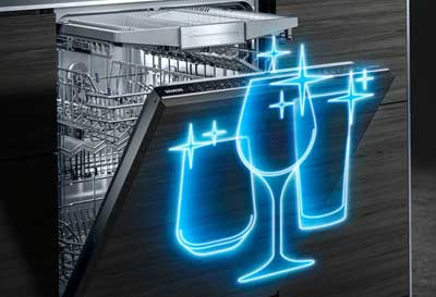 Спеціальний догляд за скляним посудом у посудомийних машинах Siemens