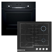 Духова шафа BOSCH HBJ558YB3Q + Варильна поверхня газова BOSCH PNP6B6O92R (комплект)