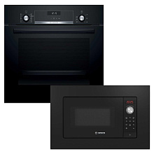 Духова шафа BOSCH HBJ558YB3Q + Мікрохвильова піч BOSCH BFL623MC3 (комплект)