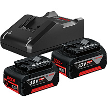 Акумулятор для електроінструментів Bosch GBA 18V 4.0 Ah, 2 шт і з/п GAL 18V-40 (1600A019S0)