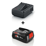Швидкісний зарядний пристрій BOSCH BHZUC1844 + Змінна акумуляторна батарея BHZUB1830 (комплект)