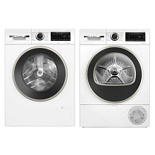 Пральна машина BOSCH WGA244Z0UA + Сушильна машина BOSCH WQG14210UA (комплект)