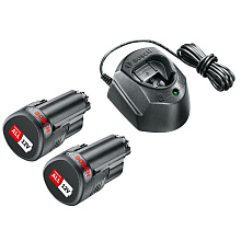 Комплект акумуляторних блоків BOSCH 2x PBA 12V 1.5Аг (1600A01L3E)