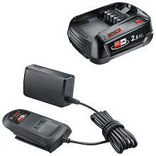 Акумулятор для електроінструментів BOSCH PBA 18V 2.5 Ah та з/п AL 18V-20 (1600A02625)