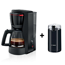 Кавоварка BOSCH TKA2M113 + Кавомолка BOSCH TSM6A013B (комплект)