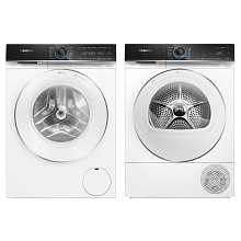 Пральна машина SIEMENS WG56B2A1UA + Сушильна машина SIEMENS WQ45B290UA (комплект)