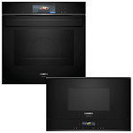 Духова шафа-пароварка SIEMENS HS958GDD1 + Мікрохвильова піч SIEMENS BF922L1B1 (комплект)