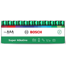 Батарейки лужні Bosch Super AAA (LR03) 1300 mAh 24 шт. фольга (LR03SA24F/00)