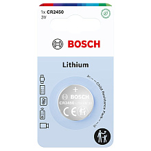 Батарейка літієва Bosch coin CR2450 580 mAh 1 шт. (CR2450B1/00)