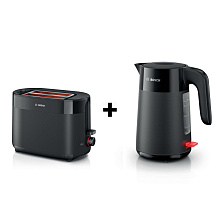 Тостер BOSCH TAT2M123 + Чайник BOSCH TWK2M163 (комплект)
