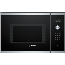 Мікрохвильова піч з грилем вбудовувана BOSCH BEL554MS0-B