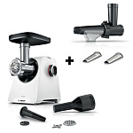 М'ясорубка BOSCH MFWS420W + Насадка соковижималка до м'ясорубки BOSCH MWZS0JPB (комплект)