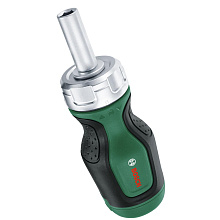 Коротка викрутка Bosch з храповиком та 6-ма бітами (1600A032UY)