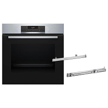 Духова шафа BOSCH HBA172BS0 + Телескопічний висувний рельс 17003241 (комплект)