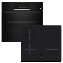 Духова шафа BOSCH HBJ559YB6R + Варильна поверхня індукційна BOSCH PUG61KAA5E (комплект)