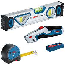 Змішаний набір ручних інструментів BOSCH Professional, 13 шт (1600A027M3)