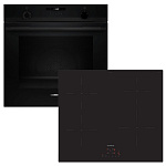 Духова шафа з функцією додавання пари SIEMENS HU736AEA0T + Варильна поверхня індукційна SIEMENS EU611BEB5E (комплект)